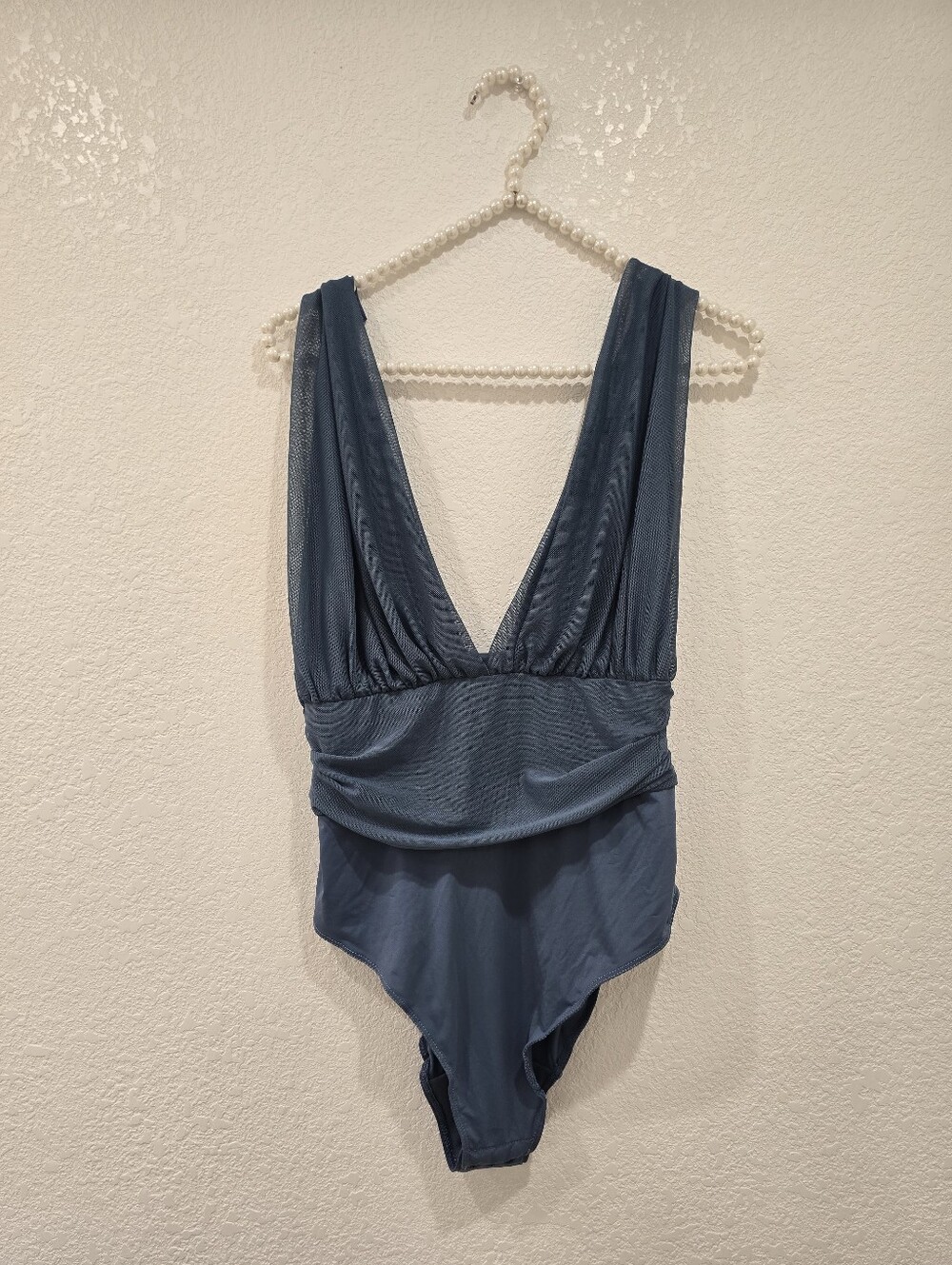 Forever 21 Blue Bodysuite NWT L